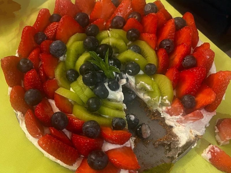 Cliquez pour zoomer ! Tarte aux fraises sans cuisson Thermomix par koh tao