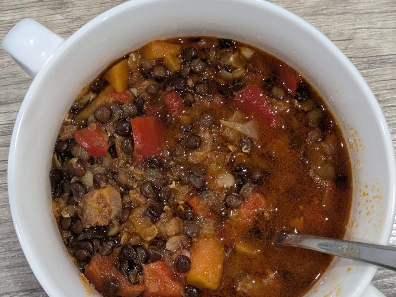 Cliquez pour zoomer ! Soupe de lentilles au chorizo Thermomix par koh tao