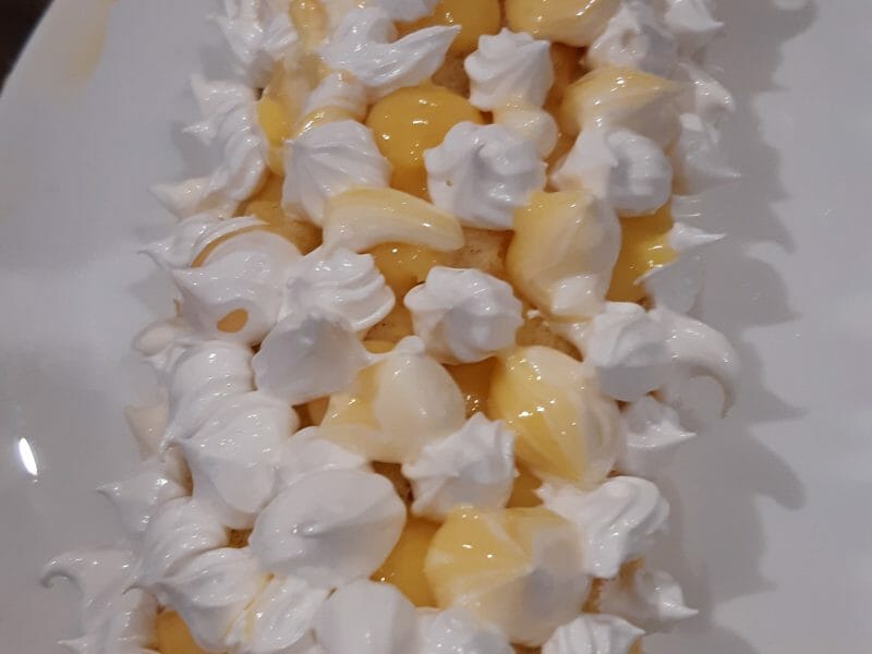 Cliquez pour zoomer ! Bûche au citron meringuée Thermomix par koh tao