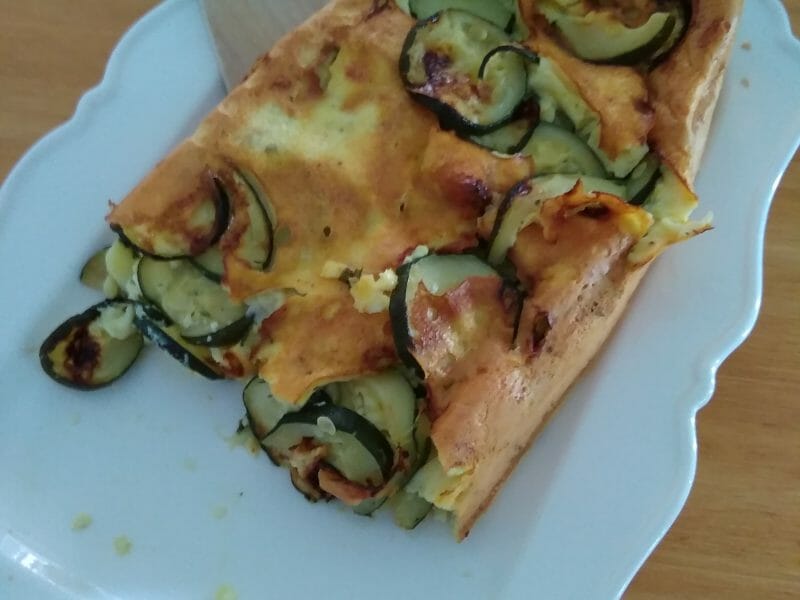 Cliquez pour zoomer ! Clafoutis courgettes et feta Thermomix par mylene_44