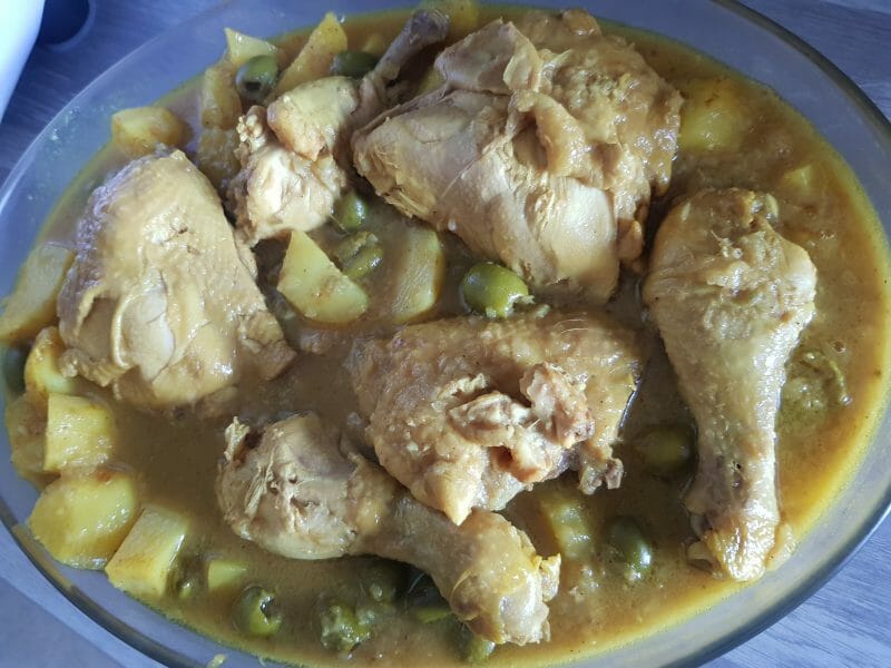 Cliquez pour zoomer ! Tajine de poulet aux olives Thermomix par Mélanie13500