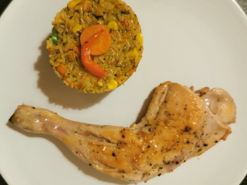 Cliquez pour zoomer ! Arroz con pollo Thermomix par Behindmymind