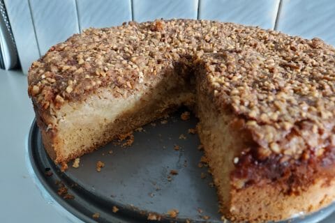 Cliquez pour zoomer ! Tarte aux pommes façon crumble Thermomix par yamss