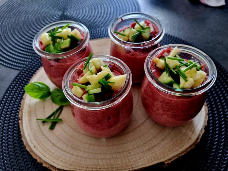 Cliquez pour zoomer ! Gaspacho de betterave et pomme Thermomix par danilita