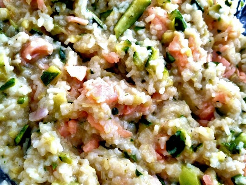 Cliquez pour zoomer ! Risotto courgettes saumon Thermomix par danilita