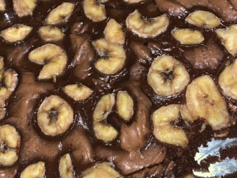 Cliquez pour zoomer ! Brownie fondant choco-banane Thermomix par romanesaf