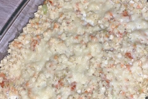 Cliquez pour zoomer ! Gratin de crozets aux courgettes et saumon fumé Thermomix par romanesaf