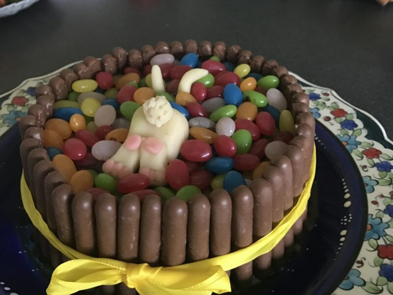 Cliquez pour zoomer ! Gâteau lapin de Pâques Thermomix par oanatara