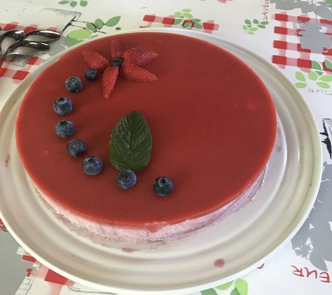 Cliquez pour zoomer ! Bavarois aux framboises Thermomix par oanatara