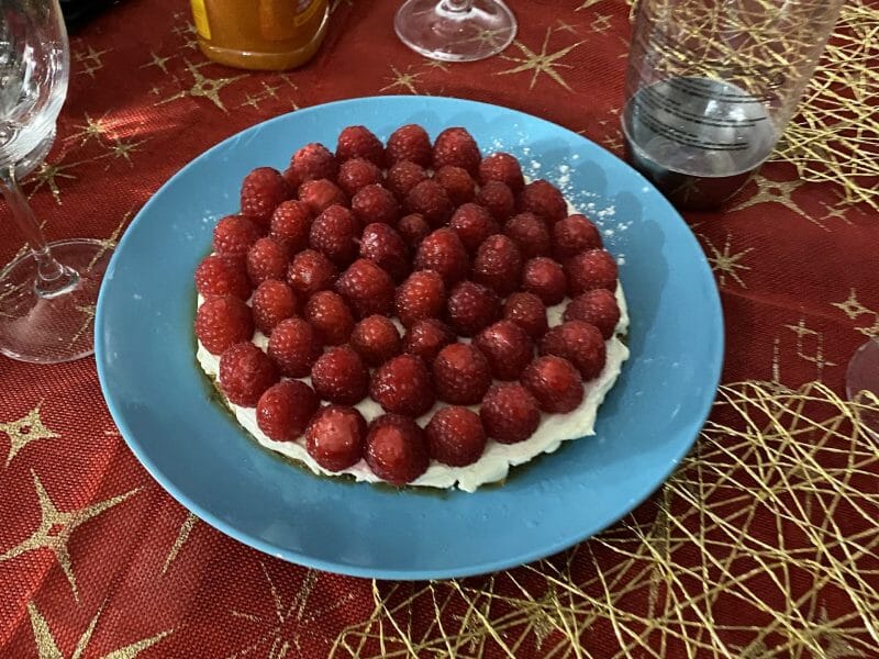 Cliquez pour zoomer ! Tarte aux fraises sans cuisson Thermomix par sassinette
