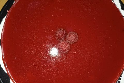 Cliquez pour zoomer ! Bavarois aux framboises Thermomix par Katia