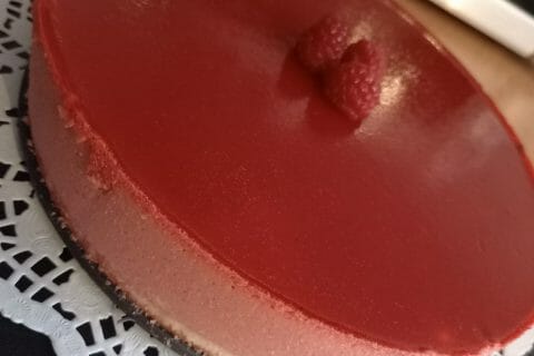 Cliquez pour zoomer ! Bavarois aux framboises Thermomix par Katia