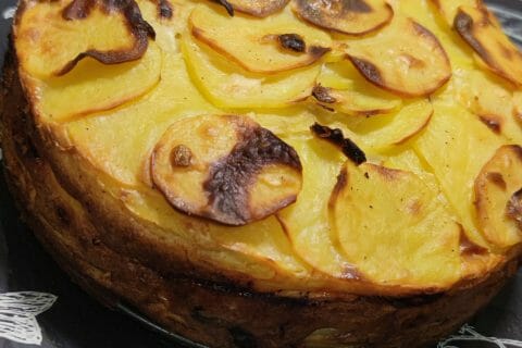 Cliquez pour zoomer ! Gâteau invisible raclette Thermomix par tita67