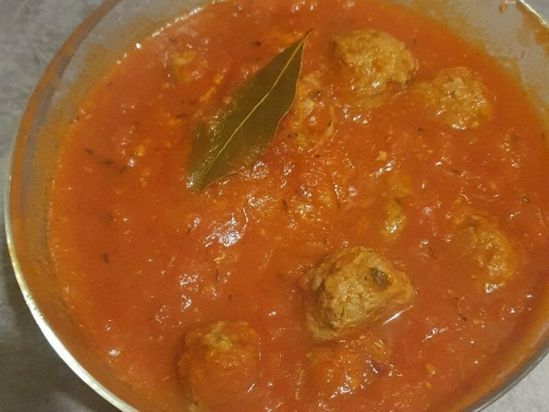 Cliquez pour zoomer ! Boulettes de viandes à la sauce tomate Thermomix par limloum