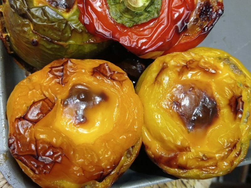 Cliquez pour zoomer ! Rocoto Relleno – Poivrons farcis à la Péruvienne Thermomix par rimakari
