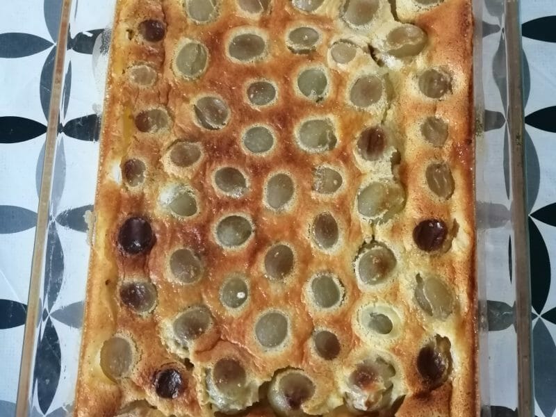 Clafoutis Aux Raisins Frais Au Thermomix Cookomix