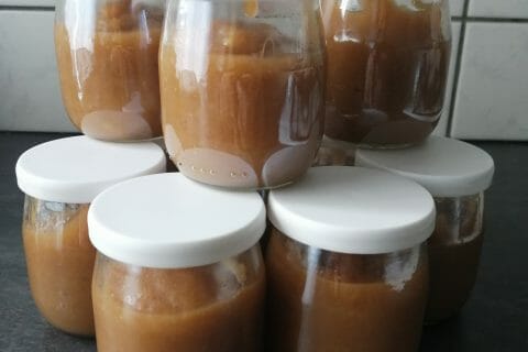 Cliquez pour zoomer ! Compote de pommes, bananes et miel Thermomix par missnat23