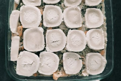 Cliquez pour zoomer ! Gratin de courgettes au chèvre Thermomix par missnat23