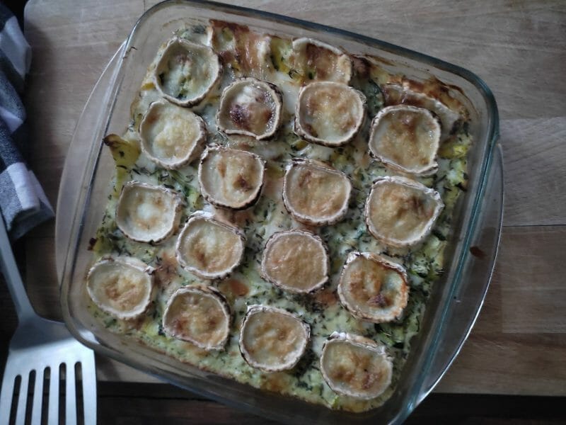 Cliquez pour zoomer ! Gratin de courgettes au chèvre Thermomix par missnat23