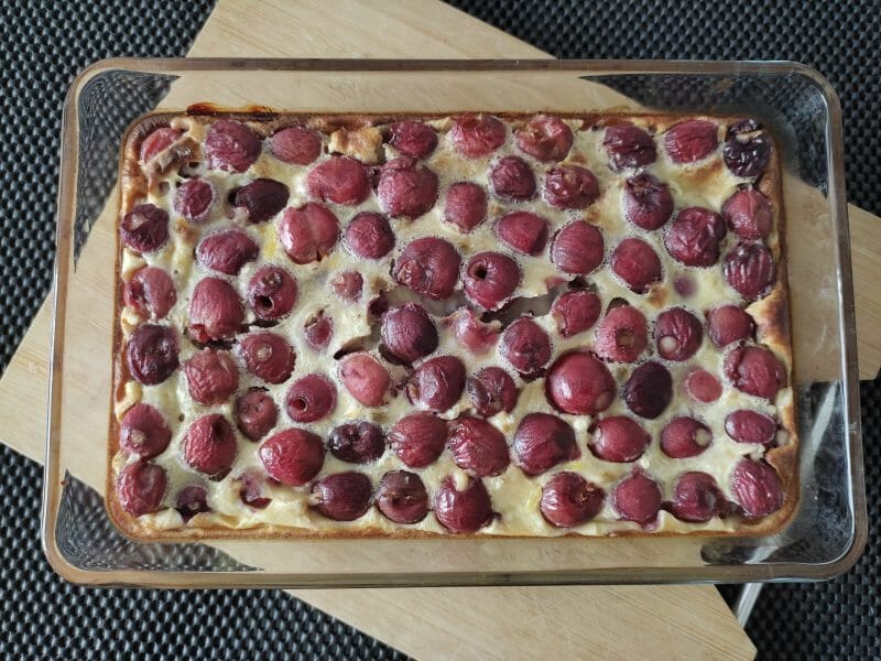 Cliquez pour zoomer ! Clafoutis aux cerises Thermomix par missnat23