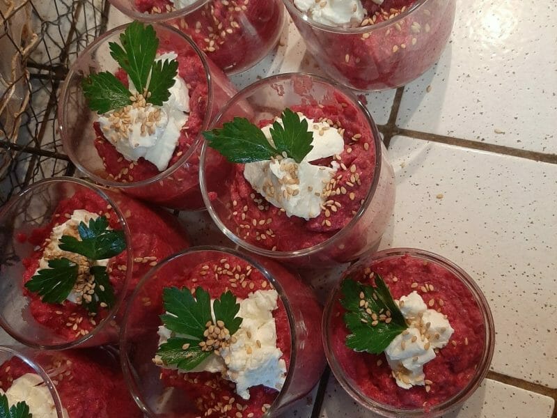 Cliquez pour zoomer ! Verrines de betterave Thermomix par Ameldu78