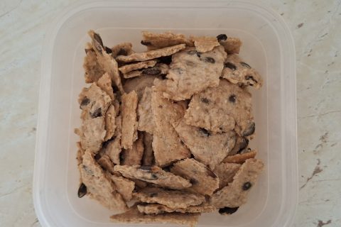 Cliquez pour zoomer ! Crackers salés à l’emmental et aux graines Thermomix par nofee