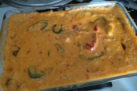 Cliquez pour zoomer ! Poulet à la crème de poivrons Thermomix par nofee