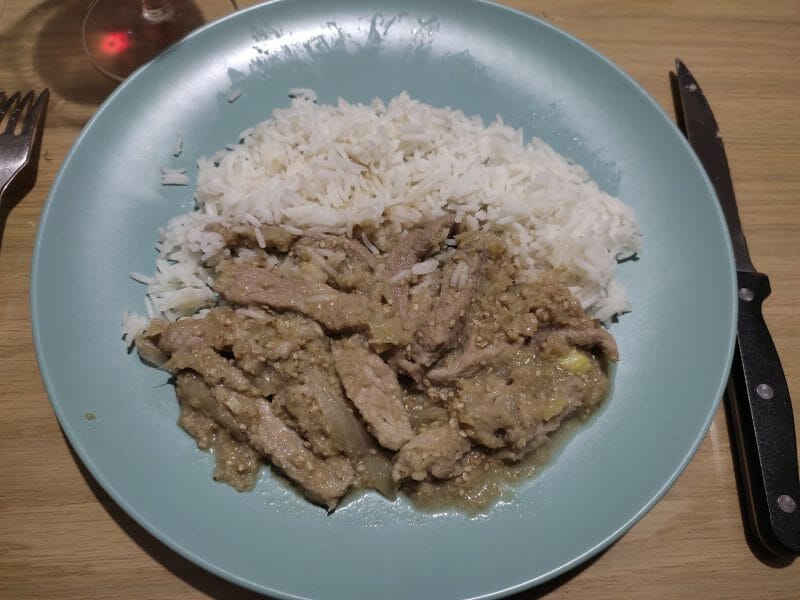 Cliquez pour zoomer ! Dwaeji Bulgogi – Porc épicé à la coréenne Thermomix par nofee