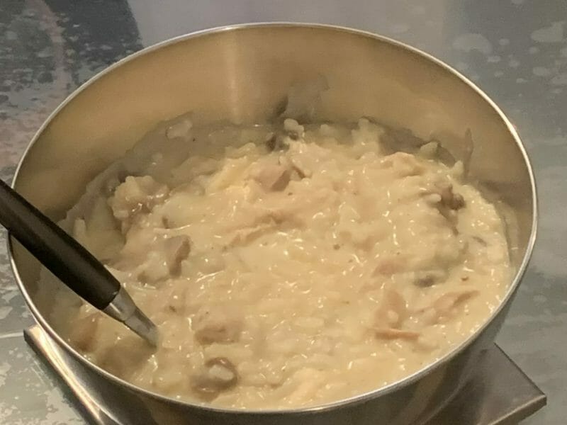 Cliquez pour zoomer ! Risotto poulet et champignons Thermomix par laura