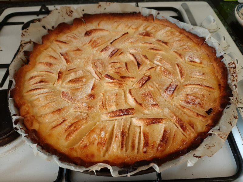 Cliquez pour zoomer ! Tarte aux pommes alsacienne Thermomix par fanny71058