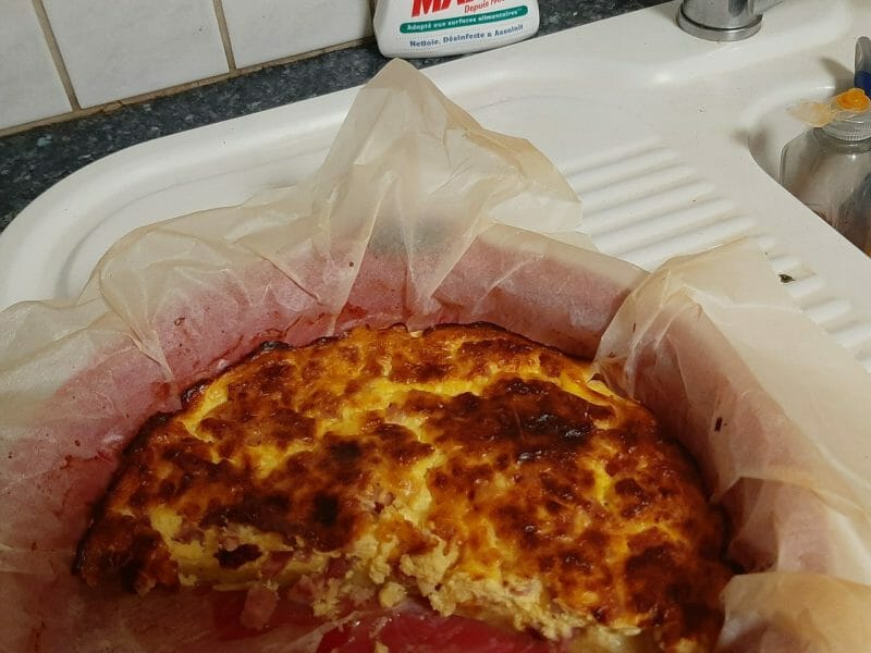 Cliquez pour zoomer ! Quiche sans pâte Thermomix par fanny71058