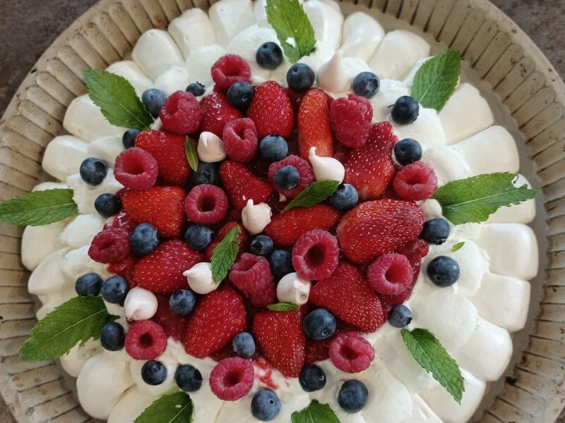 Cliquez pour zoomer ! Mini pavlova aux fraises Thermomix par celine_473