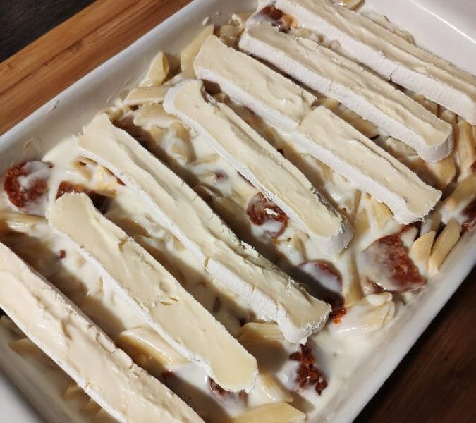 Cliquez pour zoomer ! Gratin de macaroni reblochon et chorizo Thermomix par natalese