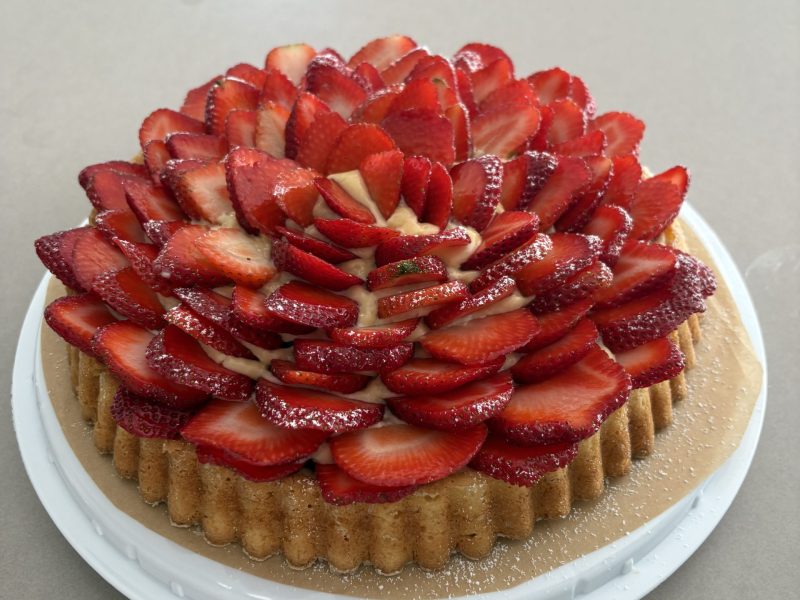 Cliquez pour zoomer ! Tarte renversée aux fruits rouges et citron vert Thermomix par lidyadml