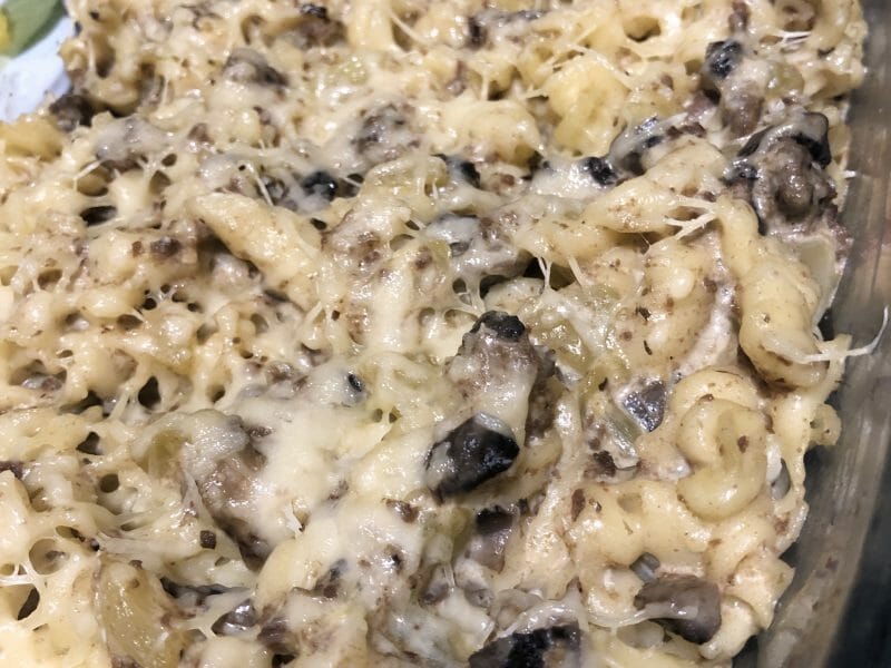 Cliquez pour zoomer ! Gratin de pennes aux champignons Thermomix par juovb