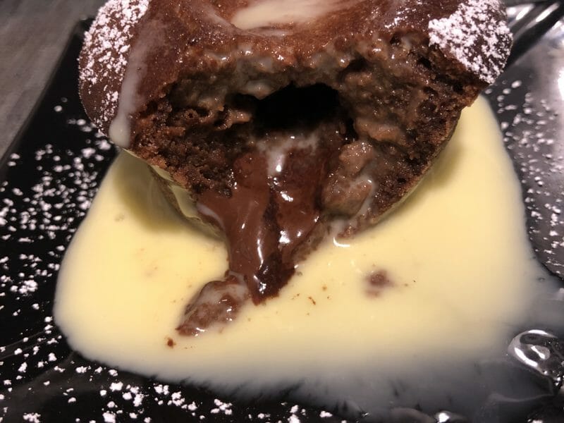 Cliquez pour zoomer ! Moelleux au chocolat cœur fondant Thermomix par juovb