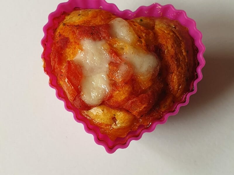 Cliquez pour zoomer ! Muffins salés façon pizza Thermomix par lorett