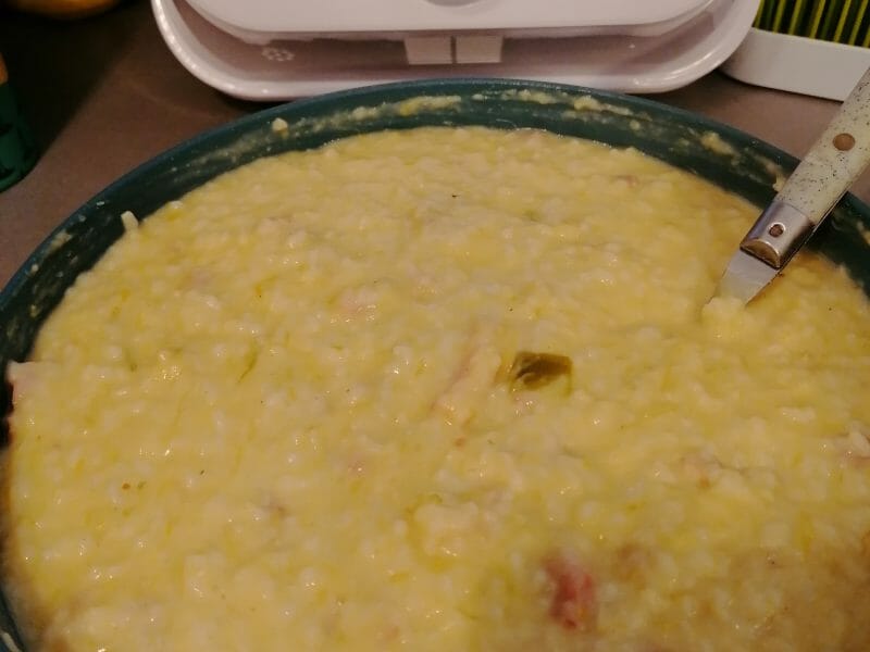 Cliquez pour zoomer ! Risotto poireaux et lardons Thermomix par elolaboize