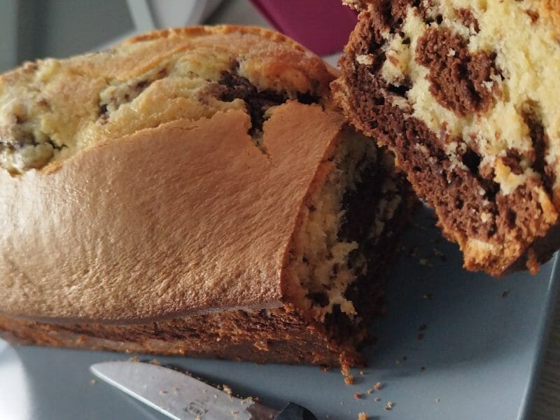 Cliquez pour zoomer ! Marbré au chocolat Thermomix par Salyma