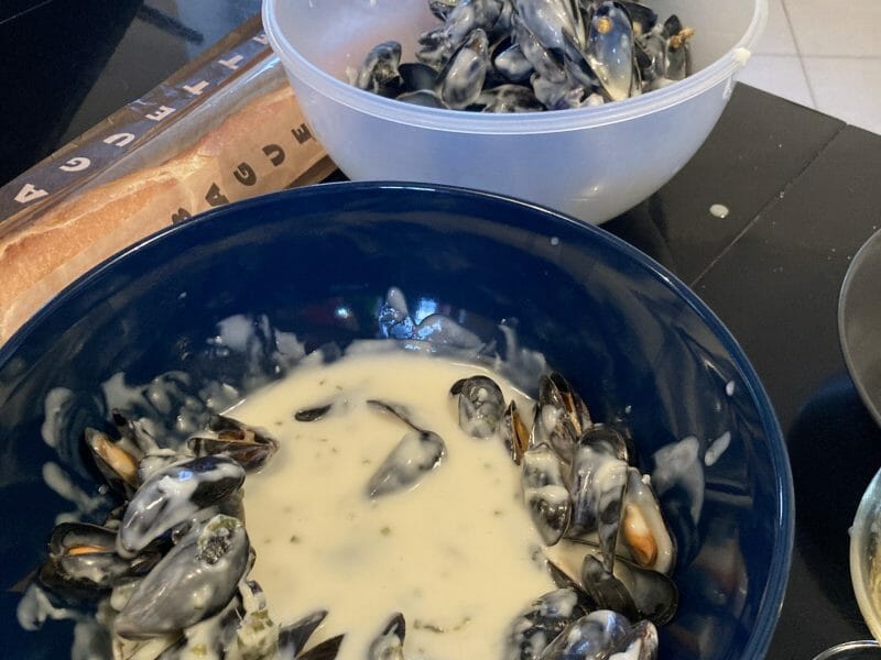 Cliquez pour zoomer ! Moules marinières Thermomix par Mimiledu14