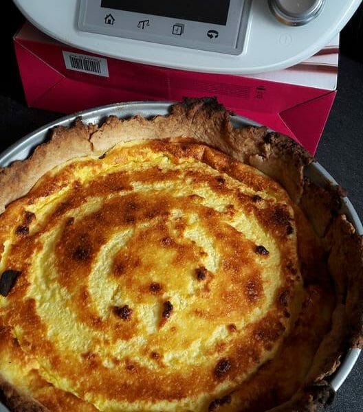 Cliquez pour zoomer ! Tarte au fromage blanc Thermomix par Cococaromix