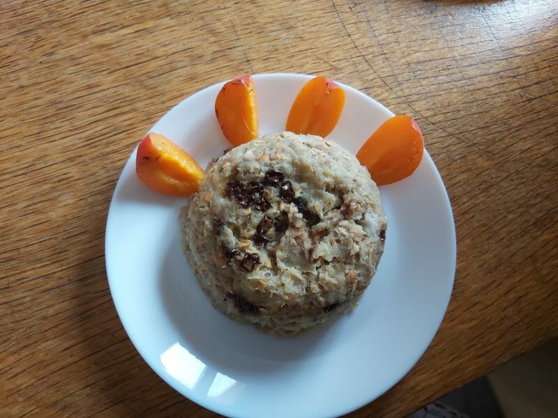 Cliquez pour zoomer ! Bowl cake banane et pépites de chocolat Thermomix par stephy190481
