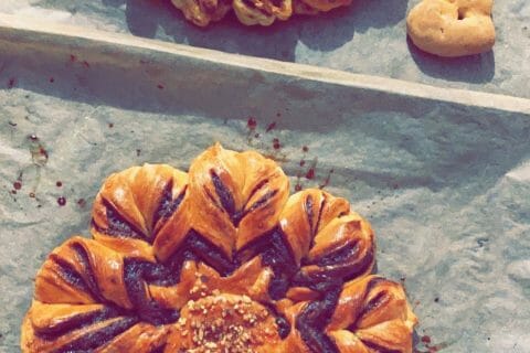 Cliquez pour zoomer ! Brioche étoilée au Nutella Thermomix par isma_4