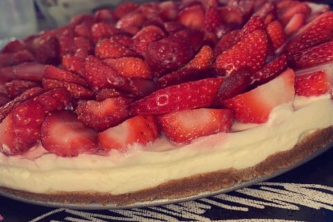 Cliquez pour zoomer ! Tarte aux fraises sans cuisson Thermomix par isma_4