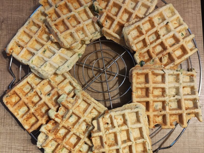 Cliquez pour zoomer ! Gaufres courgettes Thermomix par sakura81