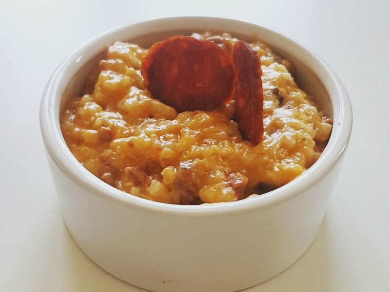 Cliquez pour zoomer ! Risotto au chorizo Thermomix par audrey_408