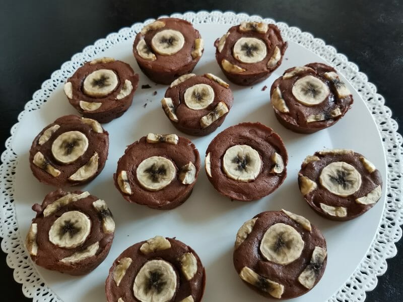 Cliquez pour zoomer ! Brownie fondant choco-banane Thermomix par doukicook