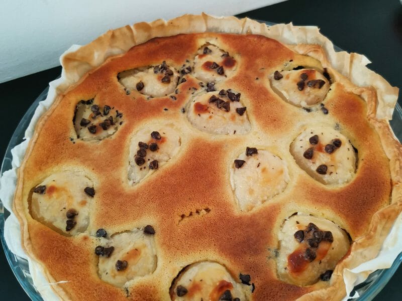 Cliquez pour zoomer ! Tartes aux poires et pépites de chocolat Thermomix par doukicook