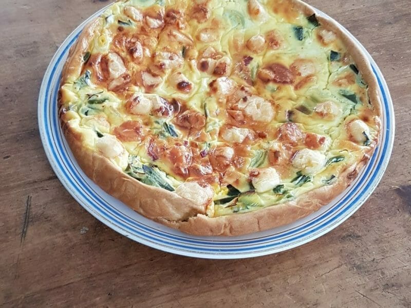 Cliquez pour zoomer ! Gâteau poireaux, lardons et fromage Thermomix par lyloulsl