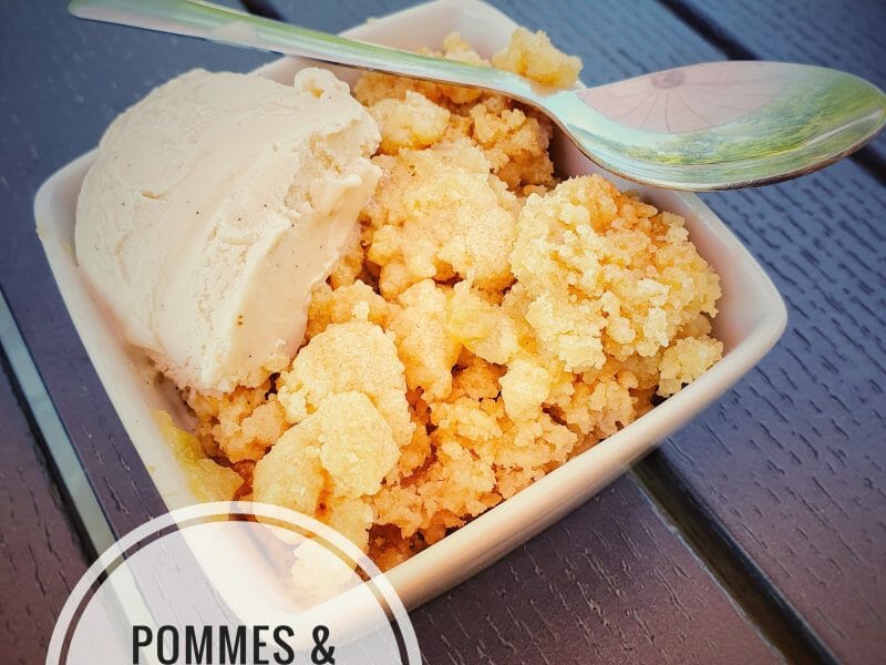 Cliquez pour zoomer ! Crumble aux Pommes Thermomix par isalinetommy